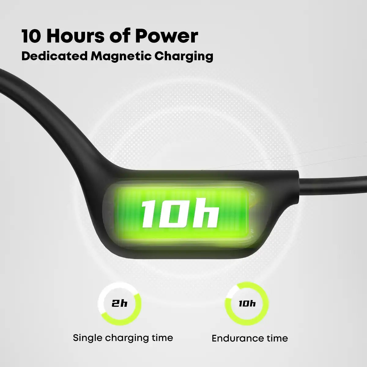 “Langsdom BE17 Open Ear Bone Conduction Headphones – IPX8 Waterproof, 32GB Memory, Bluetooth 5.4, Touch Control