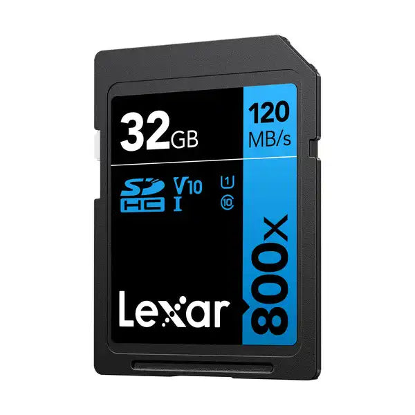 Lexar 32GB High-Performance 800x UHS-I SDHC Memory Card (BLUE Series)  /  LSD0800032G-BNN
