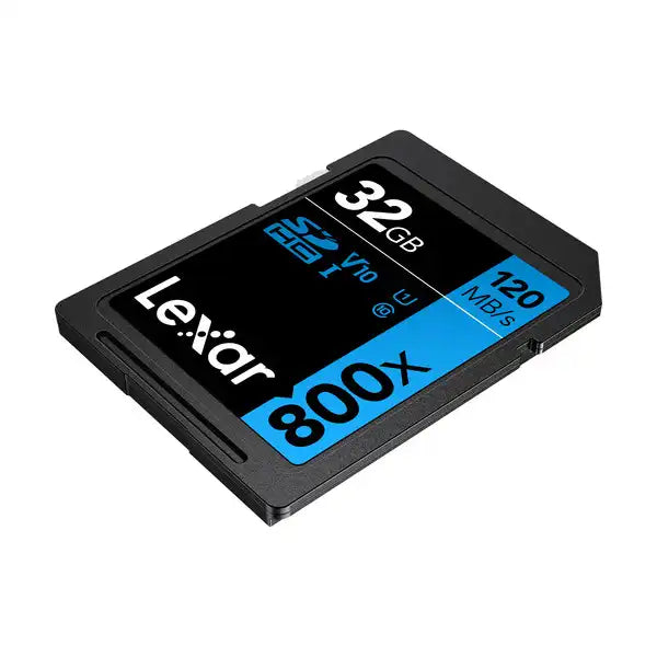 Lexar 32GB High-Performance 800x UHS-I SDHC Memory Card (BLUE Series)  /  LSD0800032G-BNN