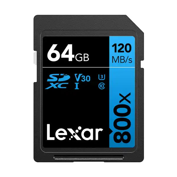 Lexar 32GB High-Performance 800x UHS-I SDHC Memory Card (BLUE Series)  /  LSD0800032G-BNN