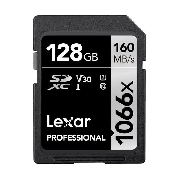 Lexar Professional 1066x 64GB SDXC  UHS-I U3 C10 V30 Memory Card ( Silver Series)  LSD1066064G-BNNNG