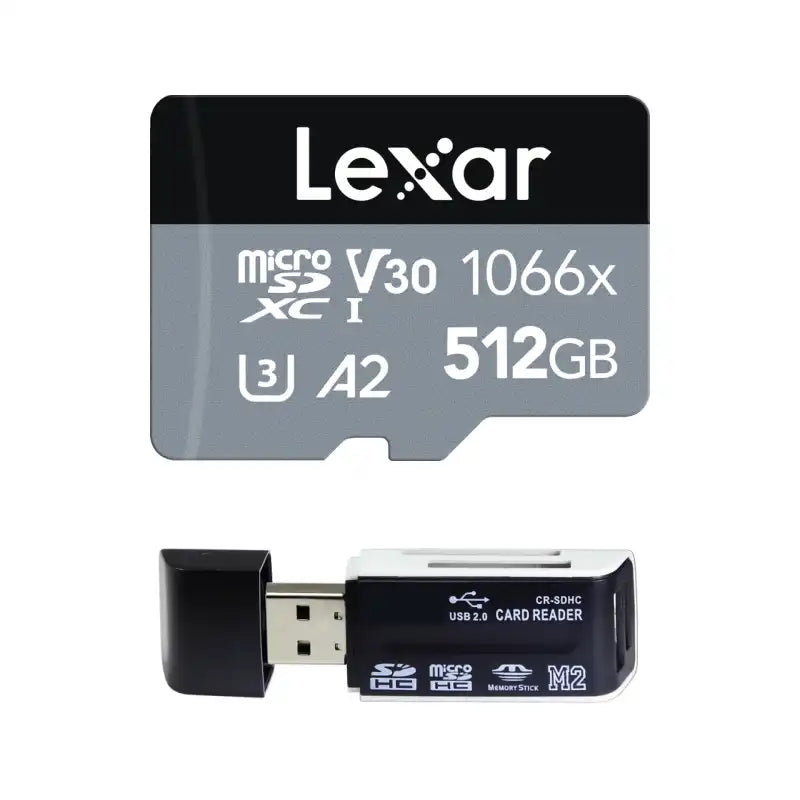 Lexar Professional 1066x UHS-I Micro SDXC Silver Series Memory Card with Adapter 64GB / LSD1066064G-BNNNG