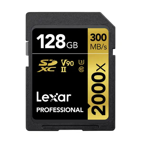 Lexar Professional 2000x 32GB SDHC  UHS-II U3 C10 V90 Memory Card / LSD2000032G