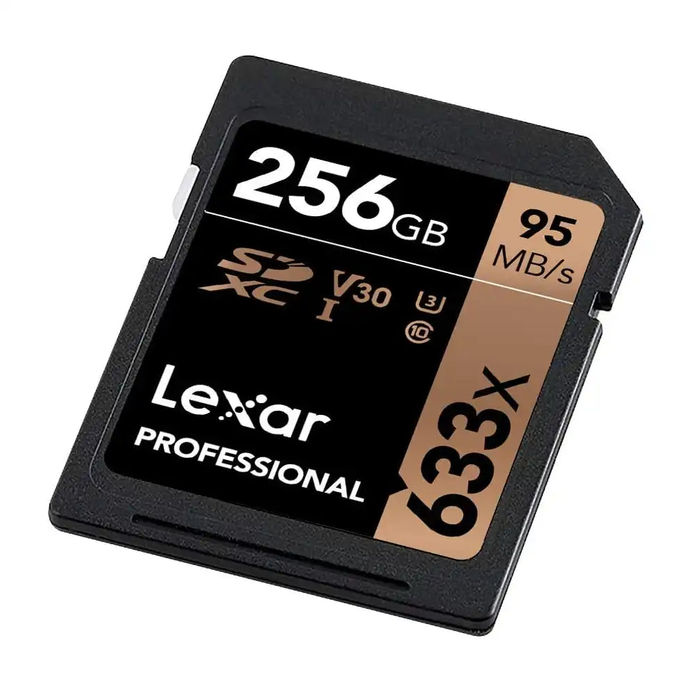 Lexar 256GB High-Performance 633x UHS-I U3 SDXC Memory Card / LSD256CBAP633