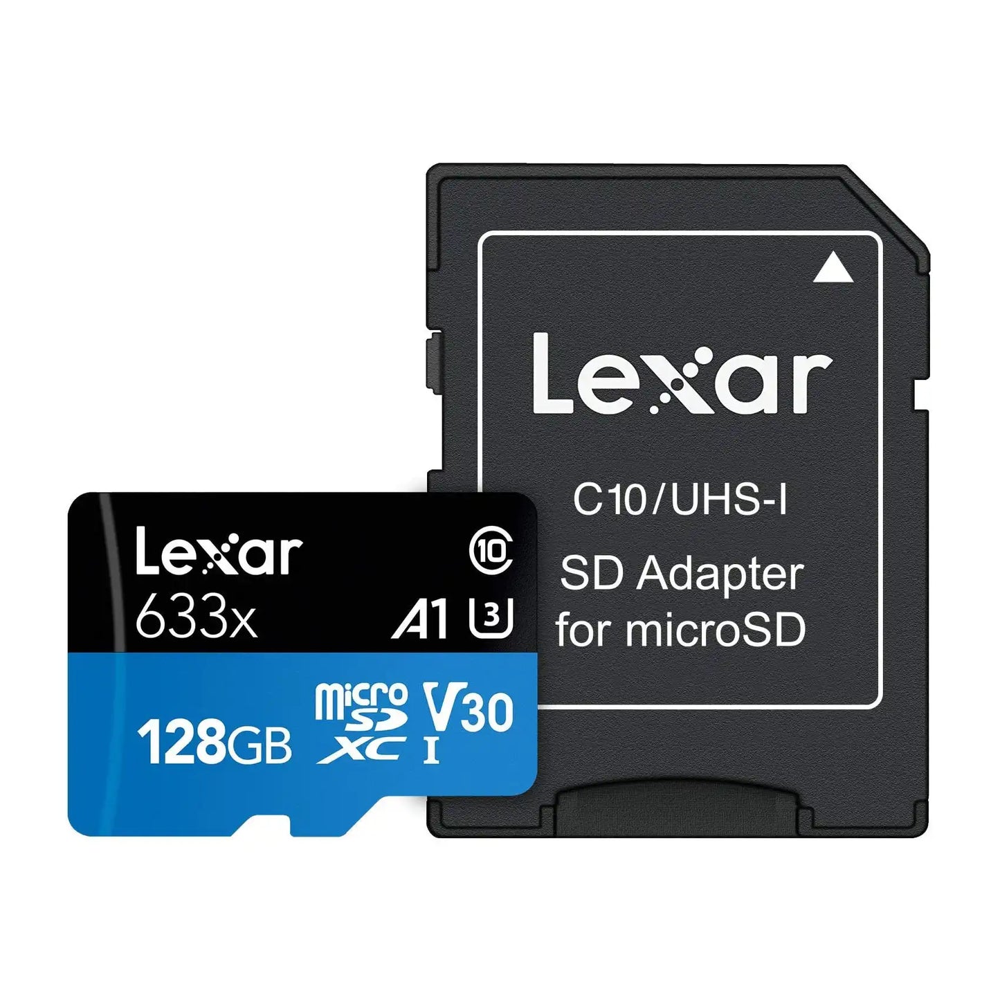 Lexar 64GB High-Performance 633x UHS-I U3 Micro SDXC Memory Card With SD Adapter  /  LSDMI64GBBAP633A