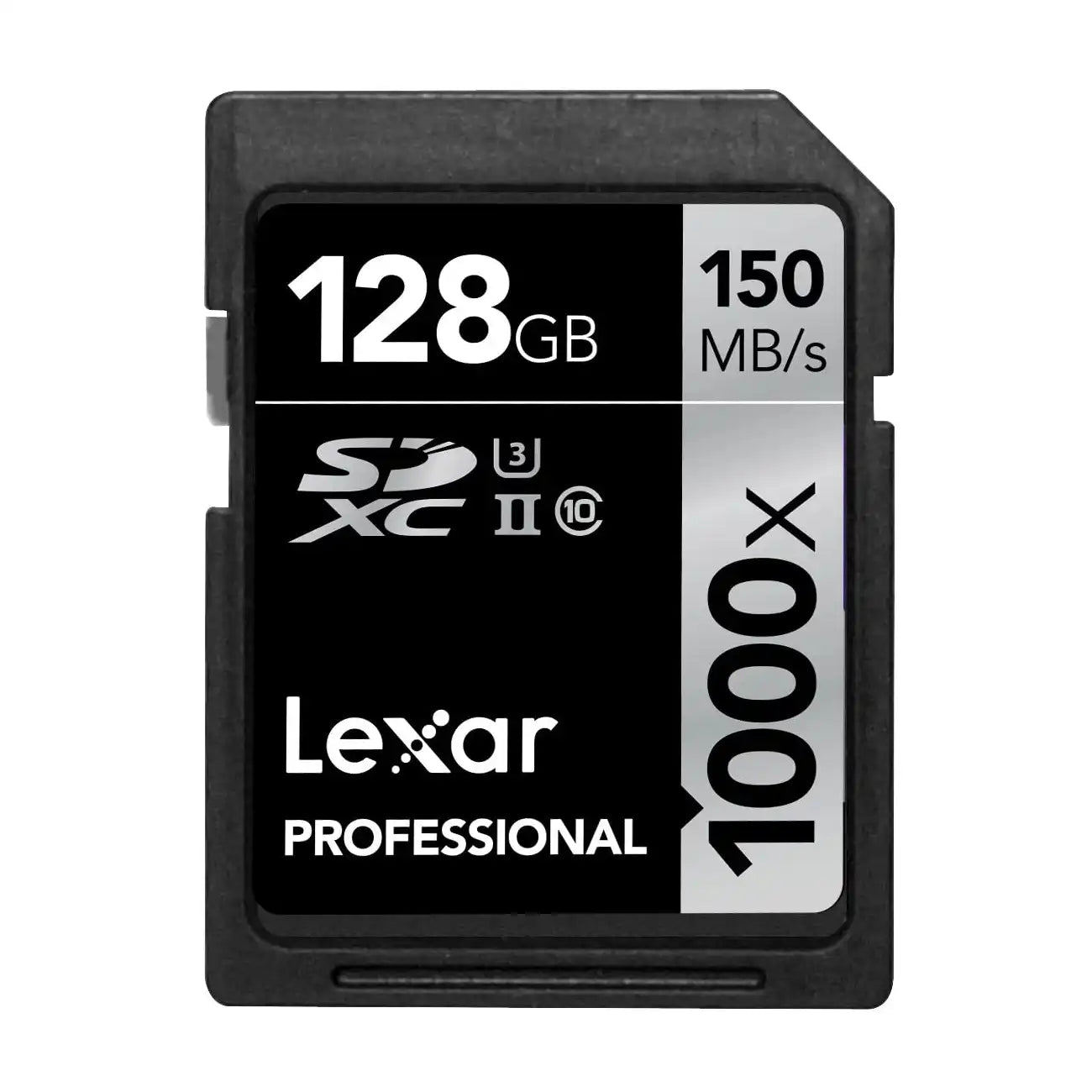 Lexar Professional 1000x 128GB SDXC  UHS-II U3 C10 V60 Memory Card   /  LSD128CRBAP1000