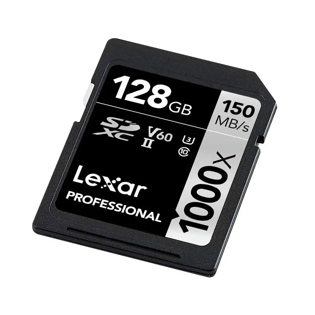 Lexar Professional 1000x 128GB SDXC  UHS-II U3 C10 V60 Memory Card   /  LSD128CRBAP1000
