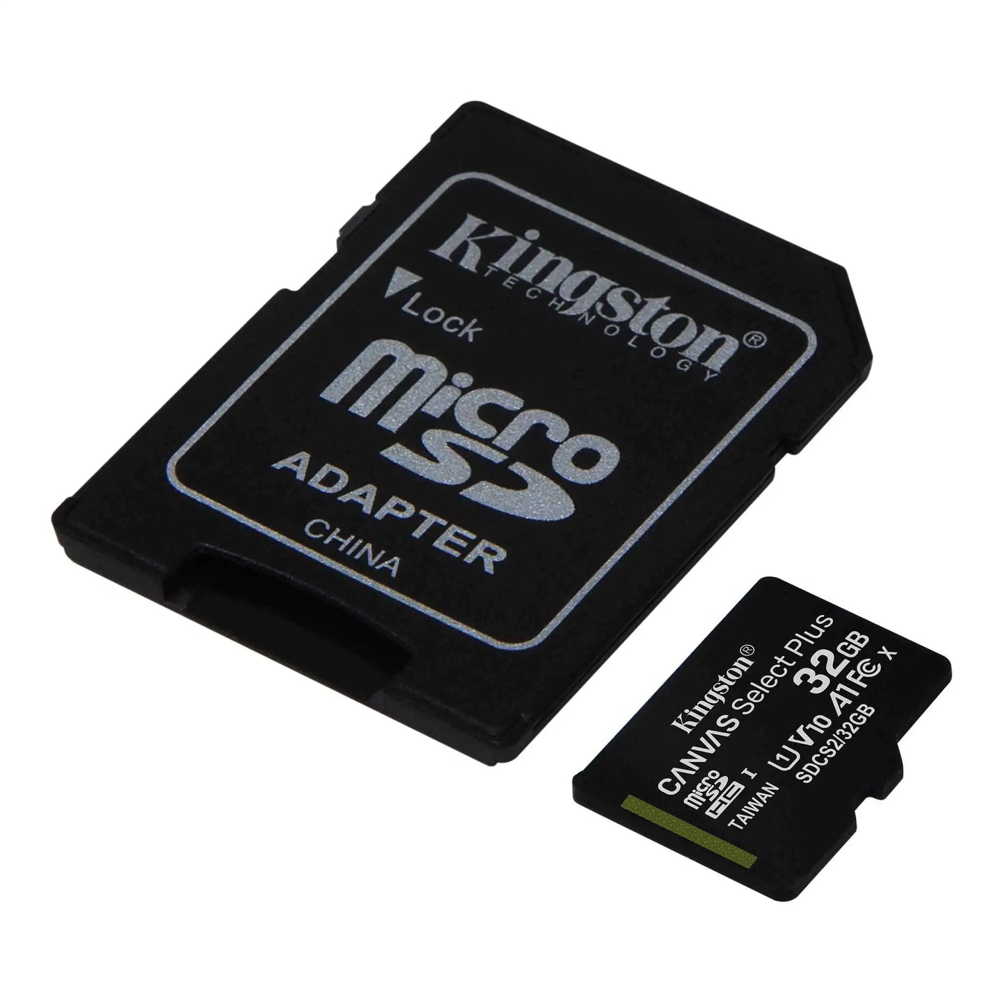 Kingston 32GB MicroSDHC Memory Card – Canvas Select Plus, Class 10, UHS-I U1 V10, 100MB/s (SDCS2/32GB)