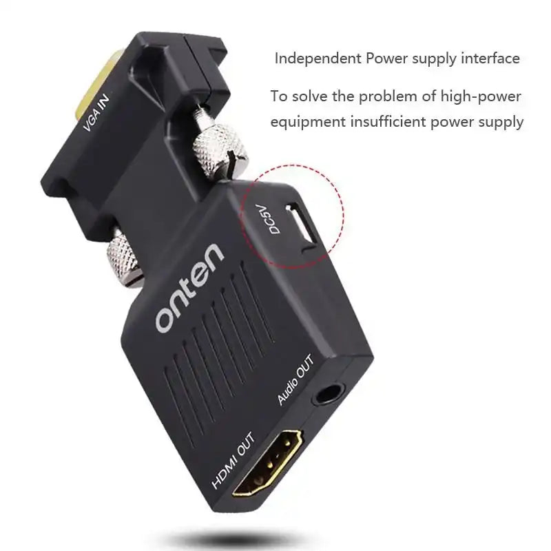 HDMI TO VGA Adapter with Audio - OTN-7557