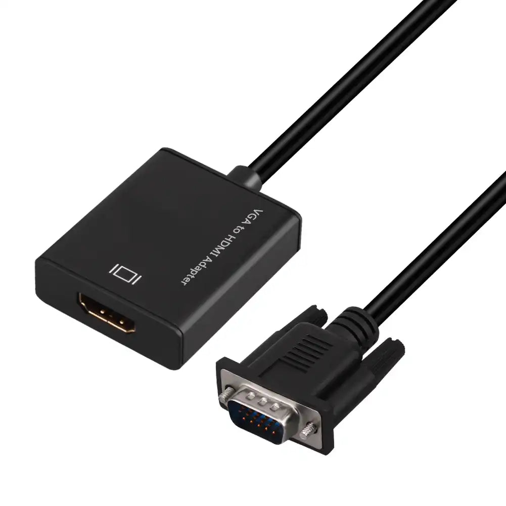 Onten VGA to HDMI Adapter with 3.5mm Jack and Micro USB Power Port - OT-5138
