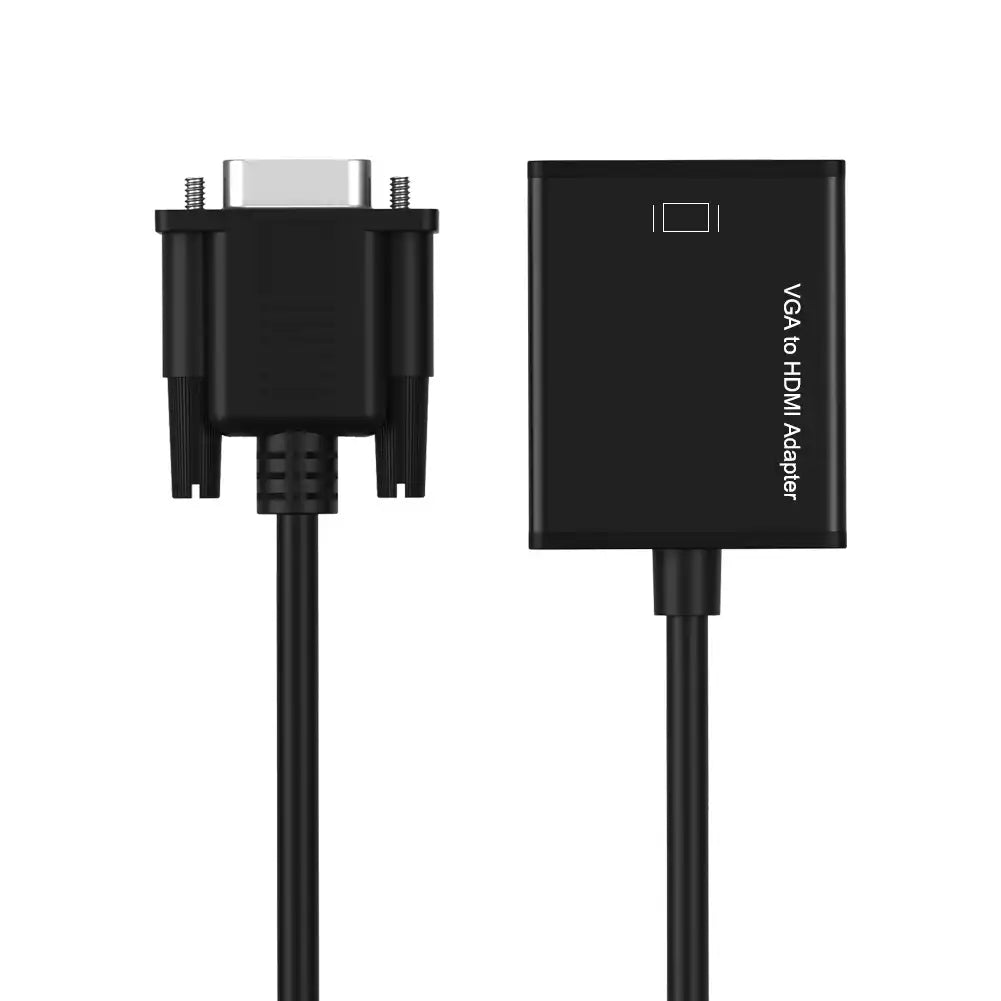 Onten VGA to HDMI Adapter with 3.5mm Jack and Micro USB Power Port - OT-5138