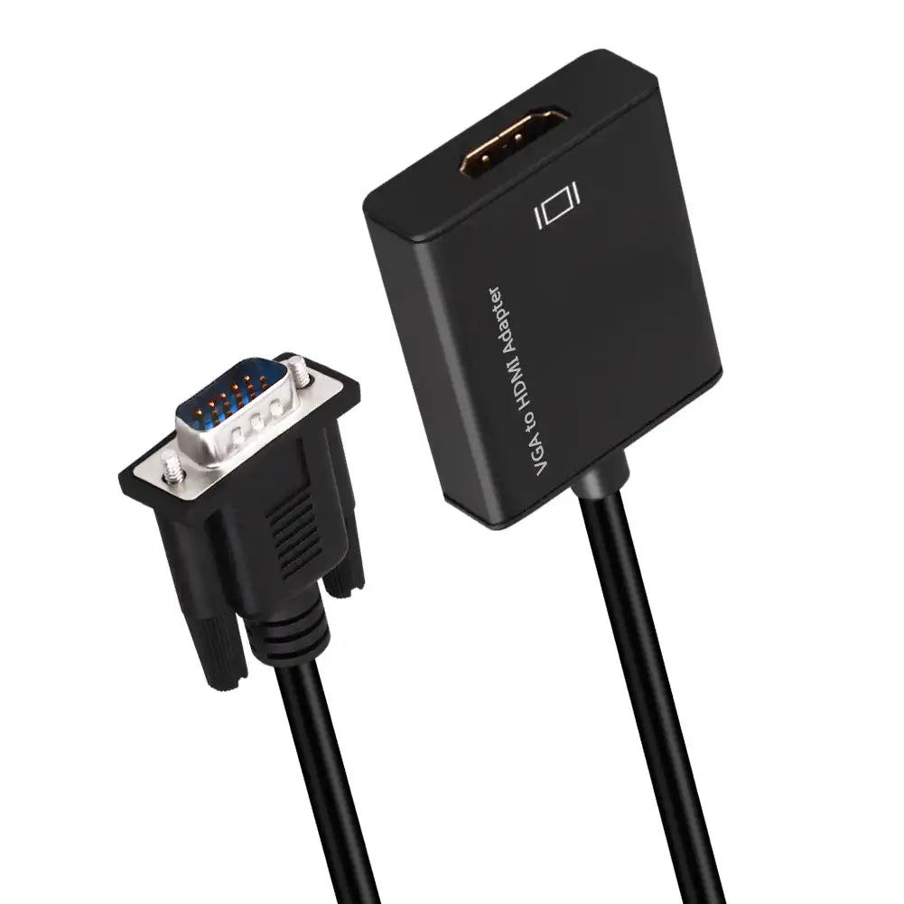 Onten VGA to HDMI Adapter with 3.5mm Jack and Micro USB Power Port - OT-5138