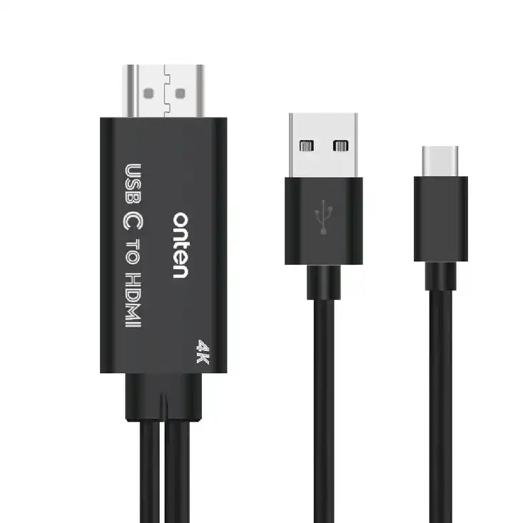 Onten 4K USB-C to HDMI Cable Adapter Black 1.8M - OT-9572S