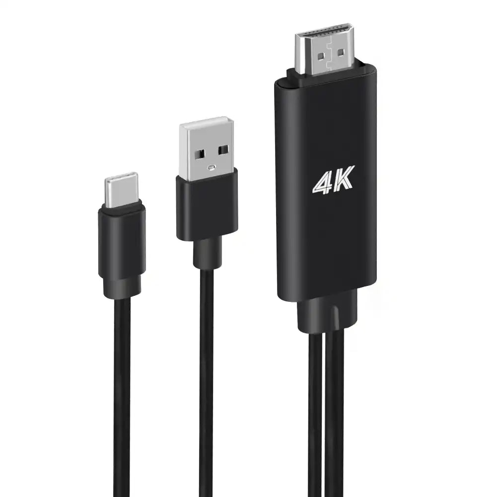 Onten 4K USB-C to HDMI Cable Adapter Black 1.8M - OT-9572S