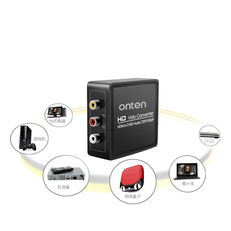 Onten Video Converter HDMI to CVBS + Audio