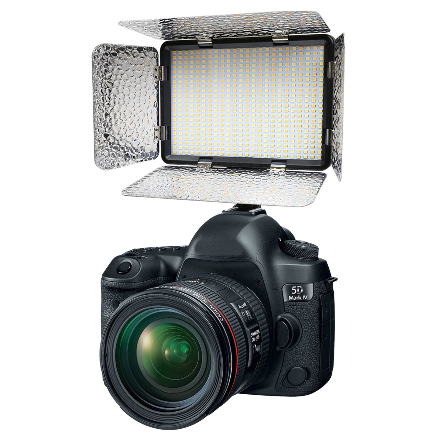 Vidpro Model LED-530 Professional On-Camera 528 LED Varicolor Photo and Video Light Kit