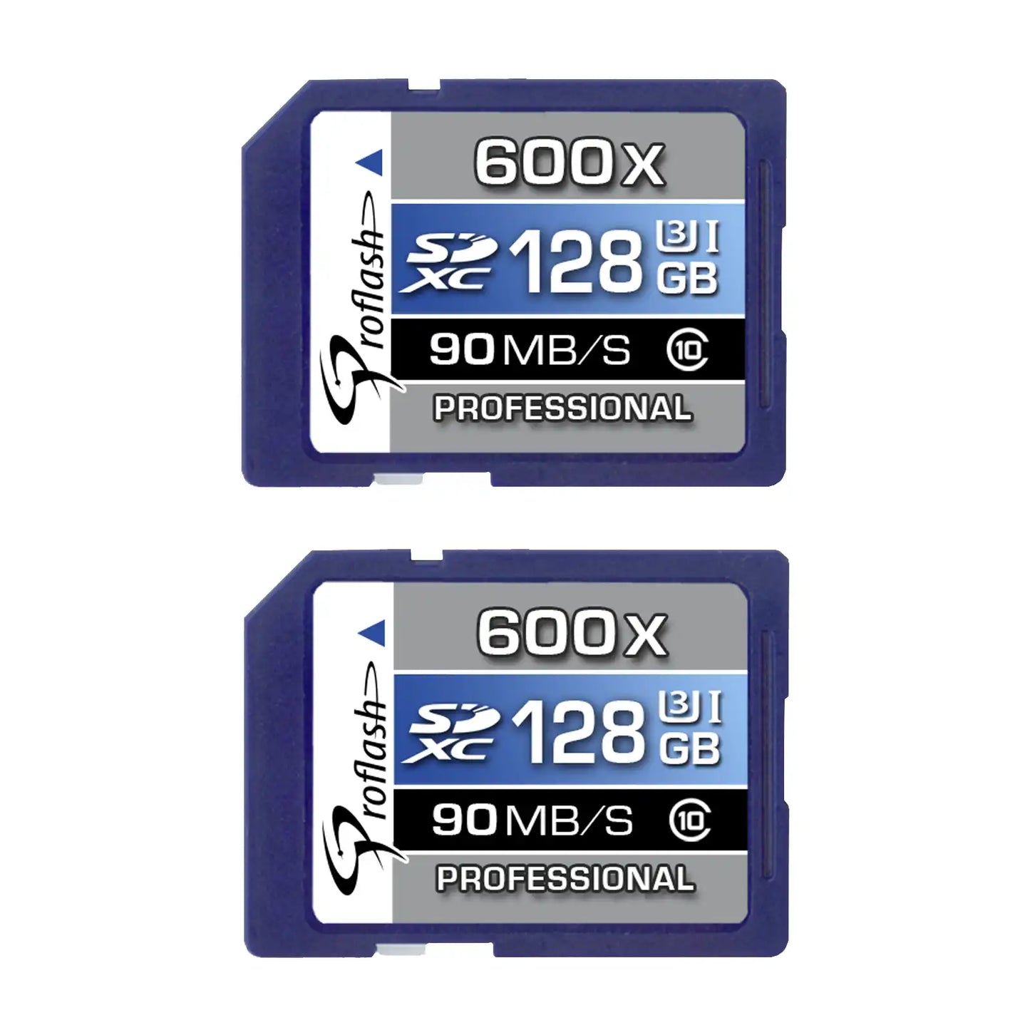 Proflash Memory Card 16GB SDHC Card Class 10 USH-I U3 4K ( 2 Pack ) / 7600-2
