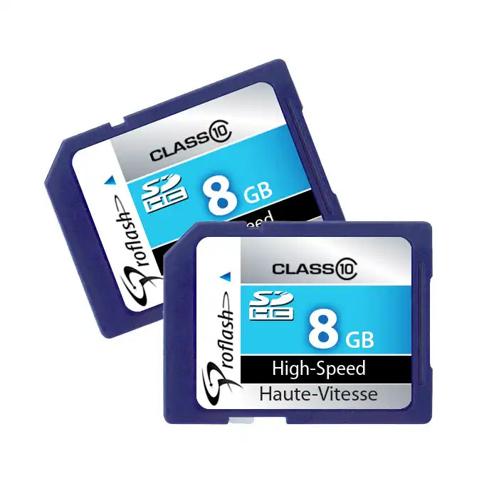 Proflash Memory Card 8GB SDHC Card Class 10 ( 2 Pack ) / 6934