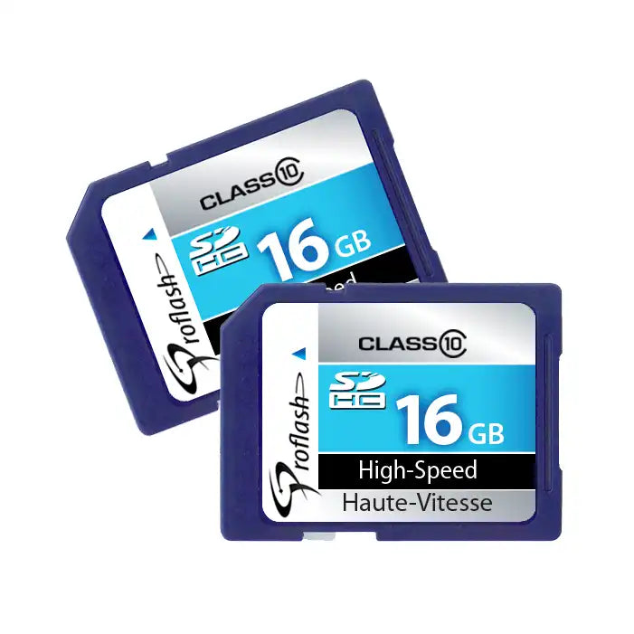 Proflash Memory Card 16GB SDHC Card Class 10 USH-I U1 ( 2 Pack ) / 6937
