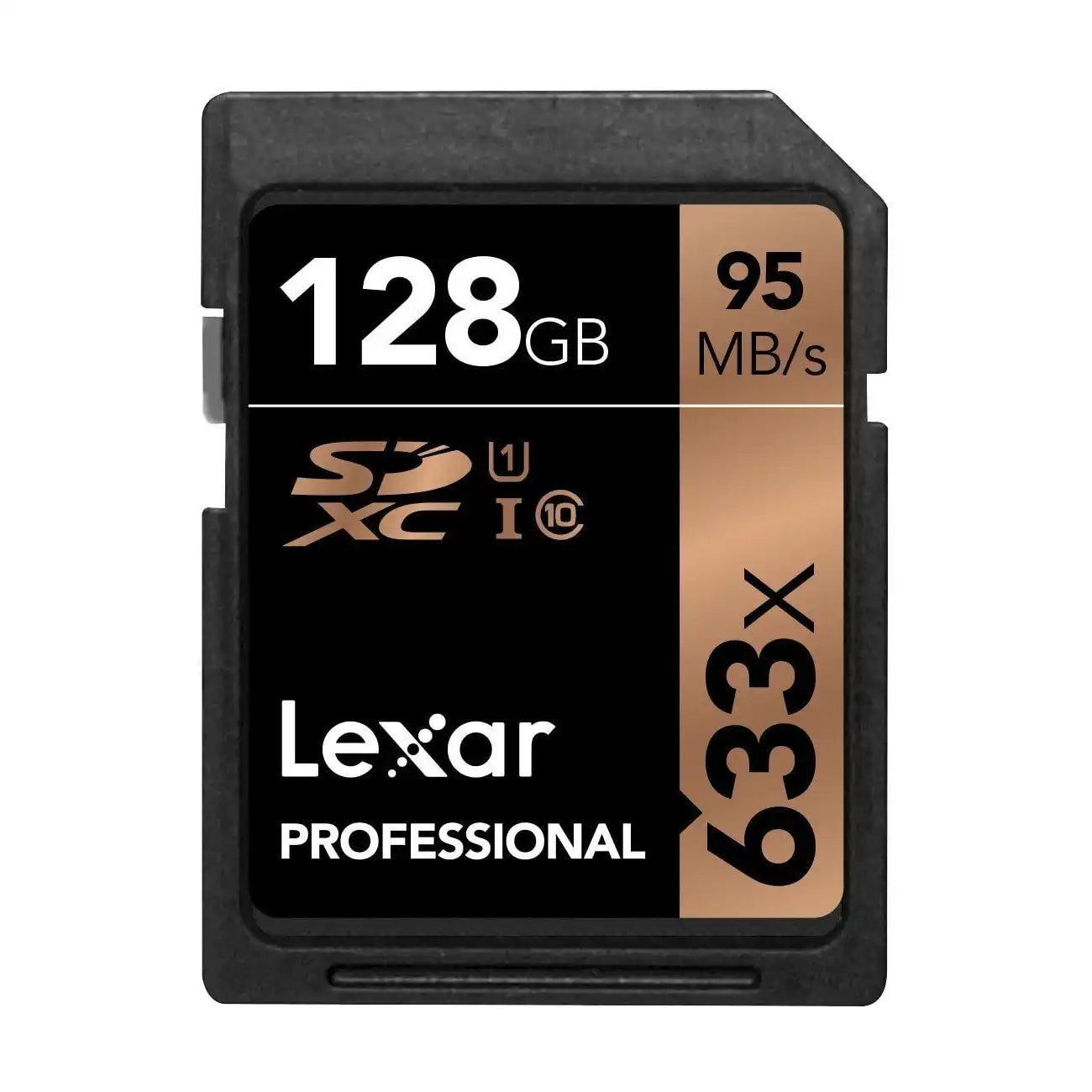 Lexar 128GB High-Performance 633x UHS-I U3 SDXC Memory Card  /  LSD128GCB1AP633