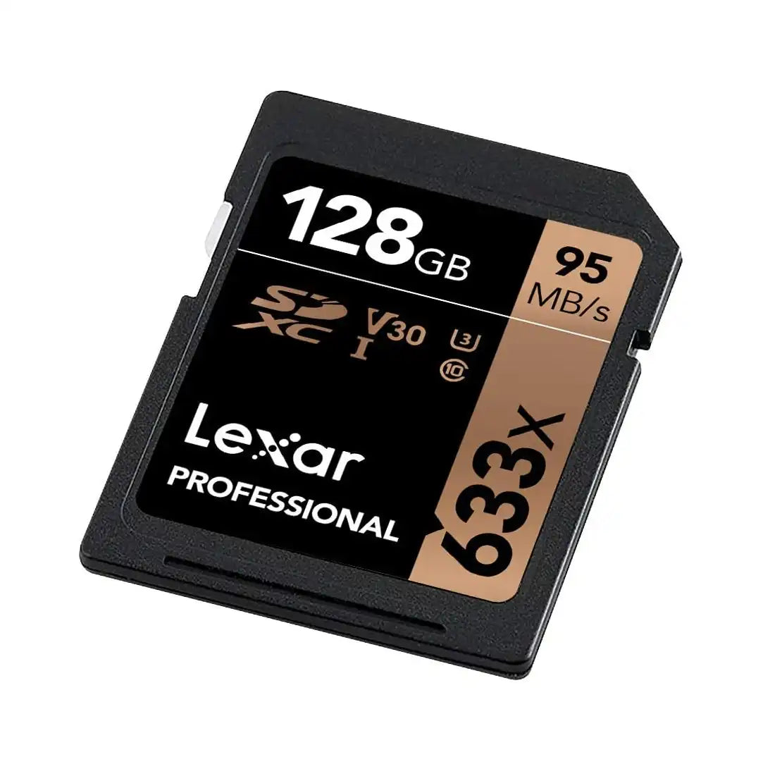 Lexar 128GB High-Performance 633x UHS-I U3 SDXC Memory Card  /  LSD128GCB1AP633