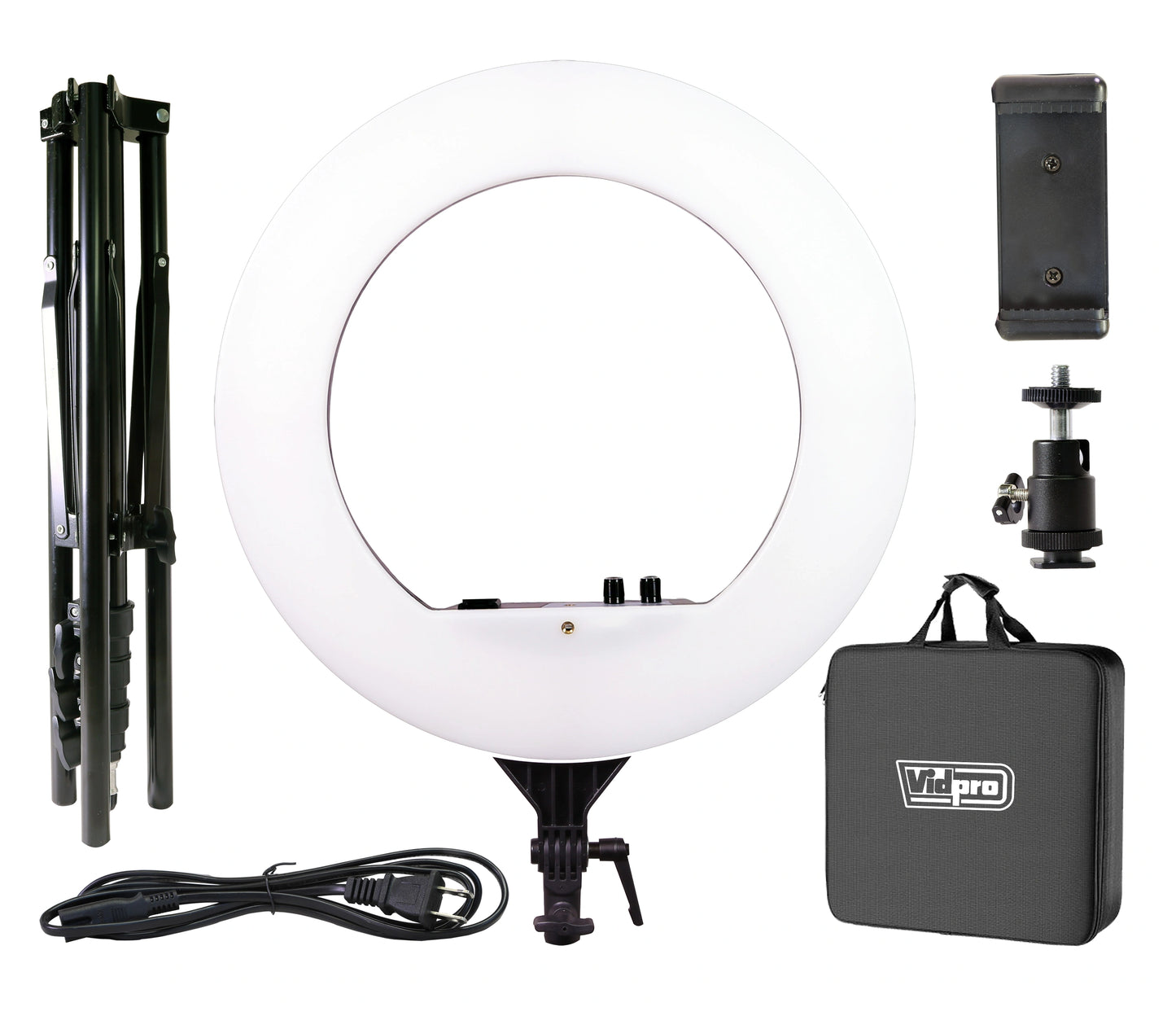 Vidpro Model RL-18 LED 18” Ring Light Kit with Stand and Case