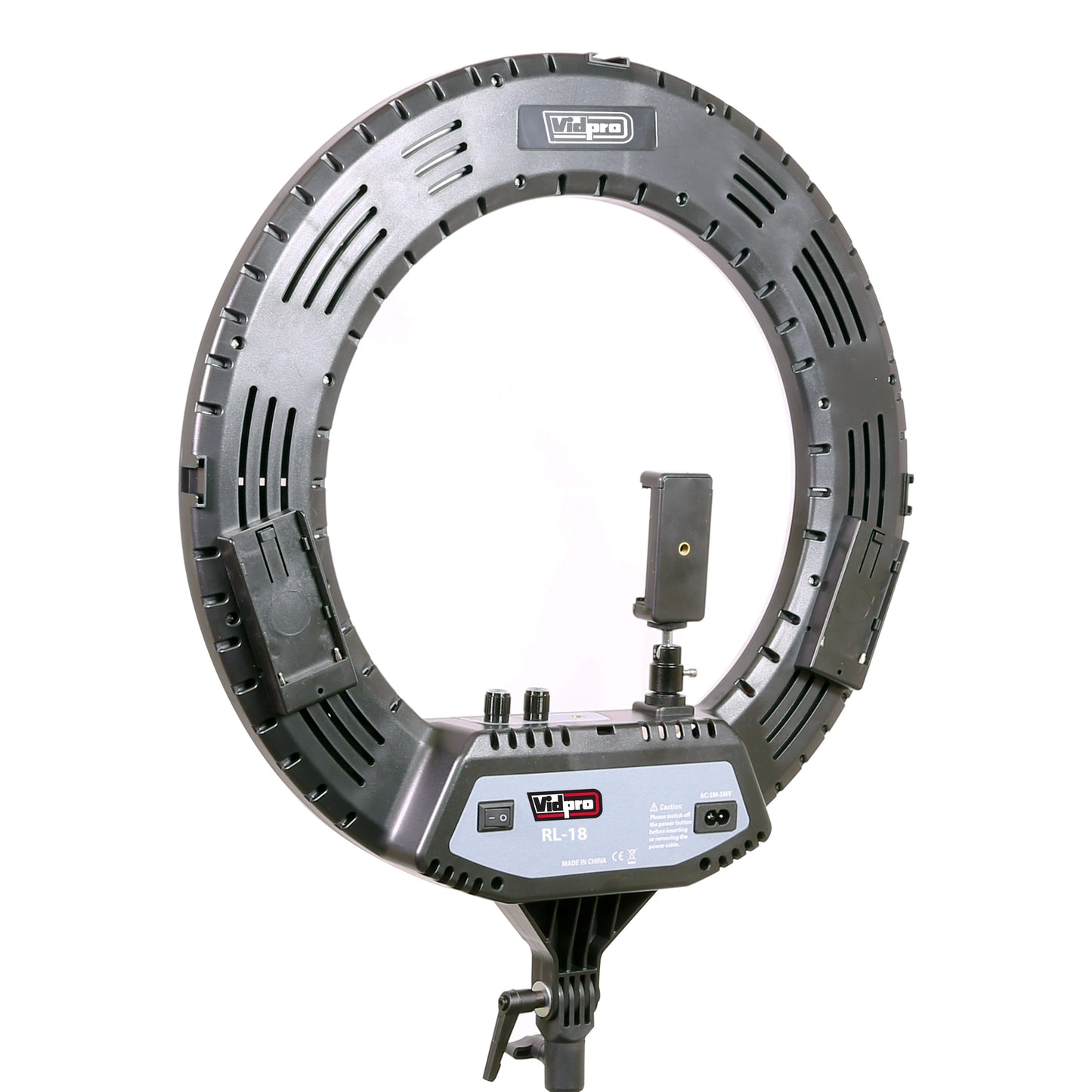 Vidpro Model RL-18 LED 18” Ring Light Kit with Stand and Case