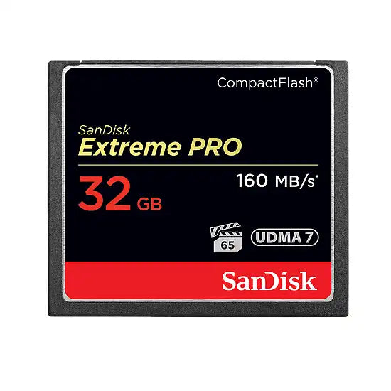 SanDisk 32 GB Extreme CompactFlash Memory Card 160MB/s UDMA-7  /  SDCFXPS-032G
