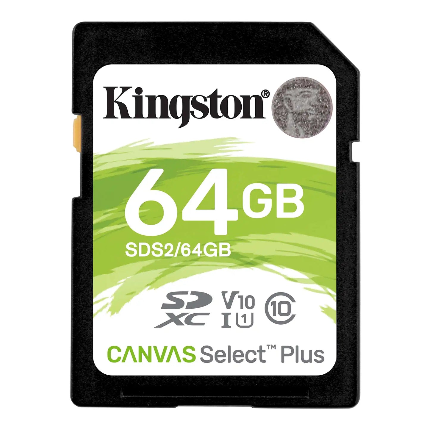 Kingston 32GB SDHC Memory Card – Canvas Select Plus, Class 10, UHS-I U3 V10, 100MB/s (SDS2-32GB)