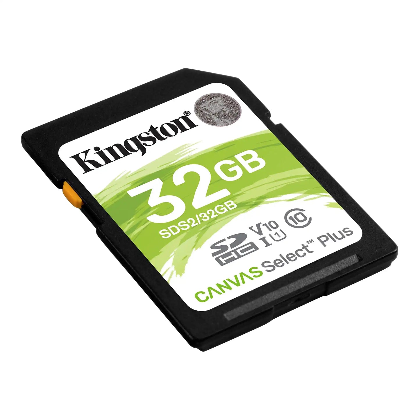 Kingston 32GB SDHC Memory Card – Canvas Select Plus, Class 10, UHS-I U3 V10, 100MB/s (SDS2-32GB)