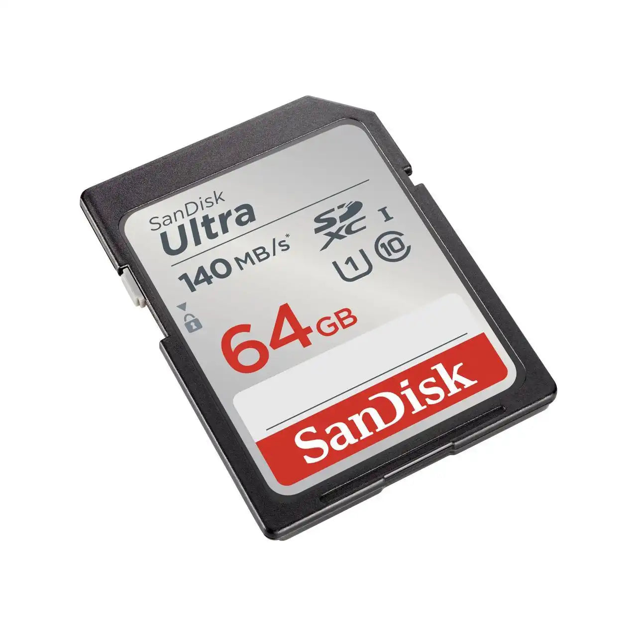 SanDisk 64GB Ultra Memory Card – UHS-I, Class 10, U1, Up to 140MB/s Read Speed