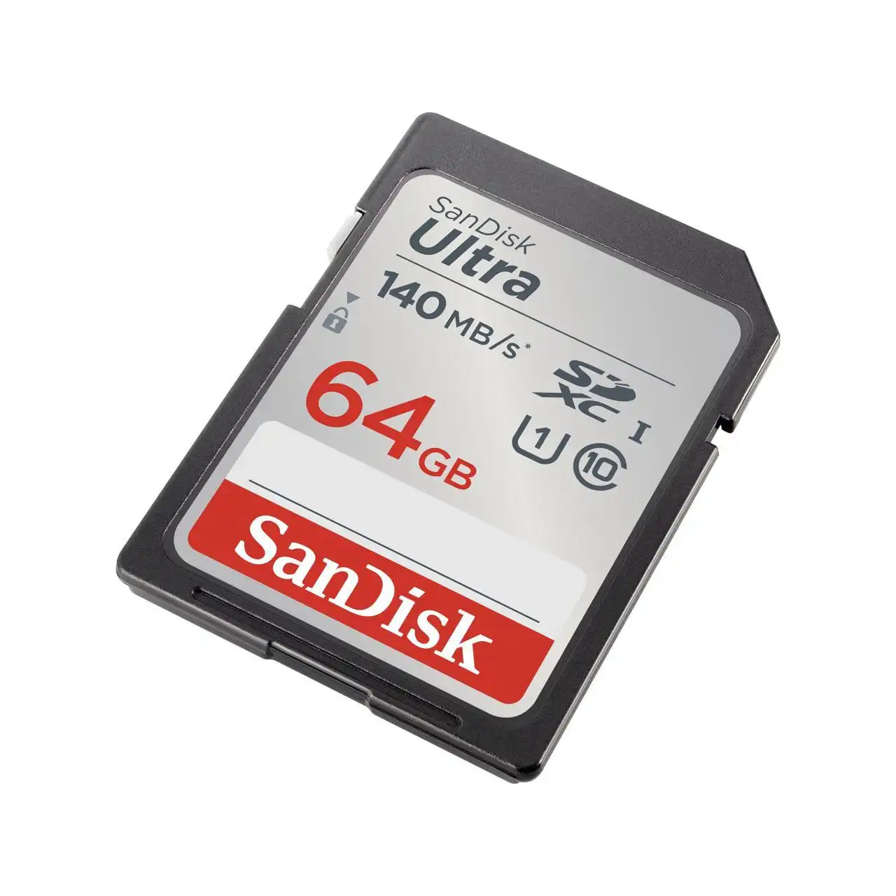 SanDisk 64GB Ultra Memory Card – UHS-I, Class 10, U1, Up to 140MB/s Read Speed
