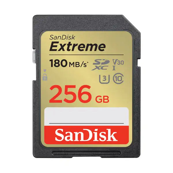 SanDisk 128GB Extreme SDXC UHS-I Memory Card – 180MB/s Read, U3, V30, 4K UHD