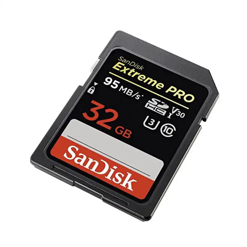 SanDisk 32GB Extreme PRO SDHC UHS-I Memory Card – 95MB/s Read, 90MB/s Write, Class 10 - SDSDXXG-032G