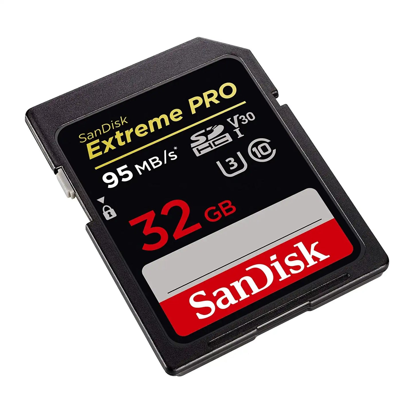 SanDisk 32GB Extreme PRO SDHC UHS-I Memory Card – 95MB/s Read, 90MB/s Write, Class 10 - SDSDXXG-032G