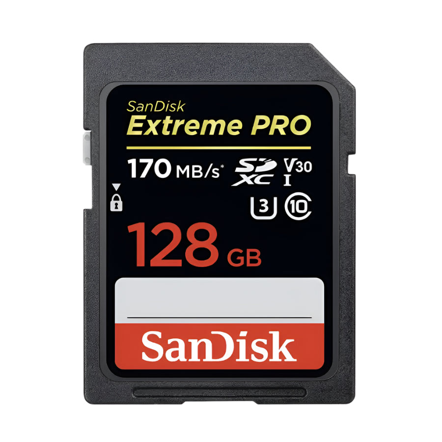 SanDisk 64GB Extreme PRO SDXC UHS-I Memory Card – 170MB/s Read, 90MB/s Write, U3, V30, Class 10