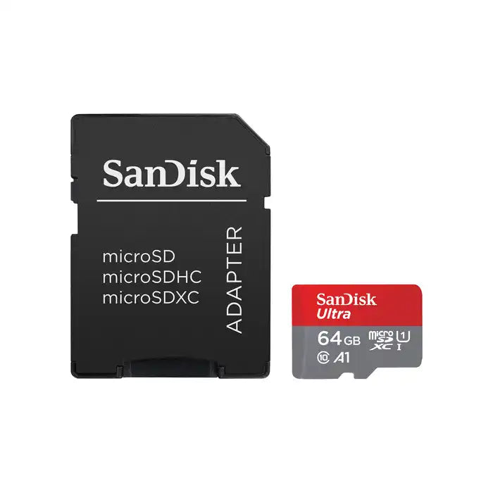 SanDisk Ultra Micro SDXC Card with SD Adapter, 32GB, A1, Class 10, Read: 120MB/s