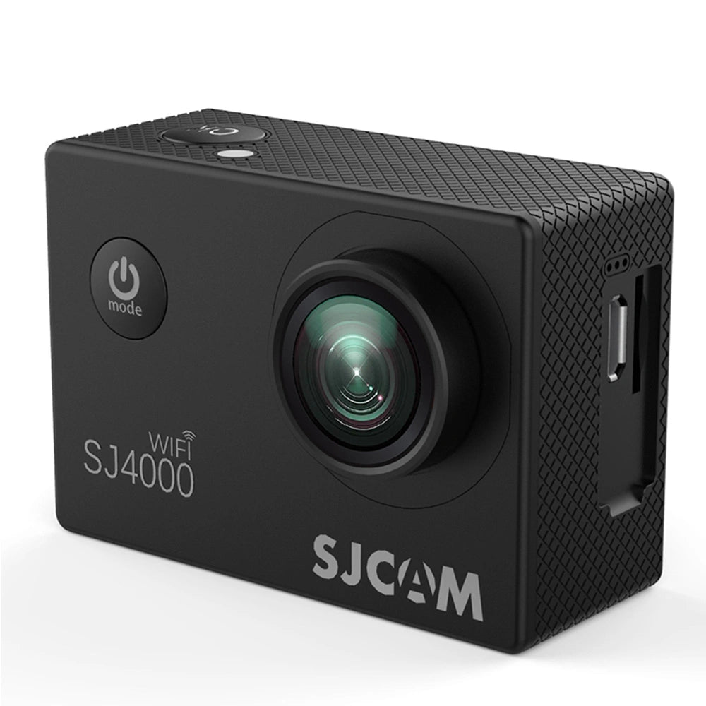 Full HD Action Camera SJCAM SJ4000 Wi-Fi With 1080P Video, 12MP Photos, 170° Wide Angle Lens, Waterproof Design & LCD Display