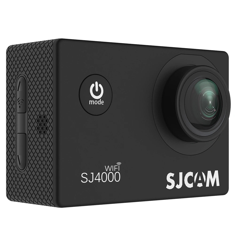 Full HD Action Camera SJCAM SJ4000 Wi-Fi With 1080P Video, 12MP Photos, 170° Wide Angle Lens, Waterproof Design & LCD Display