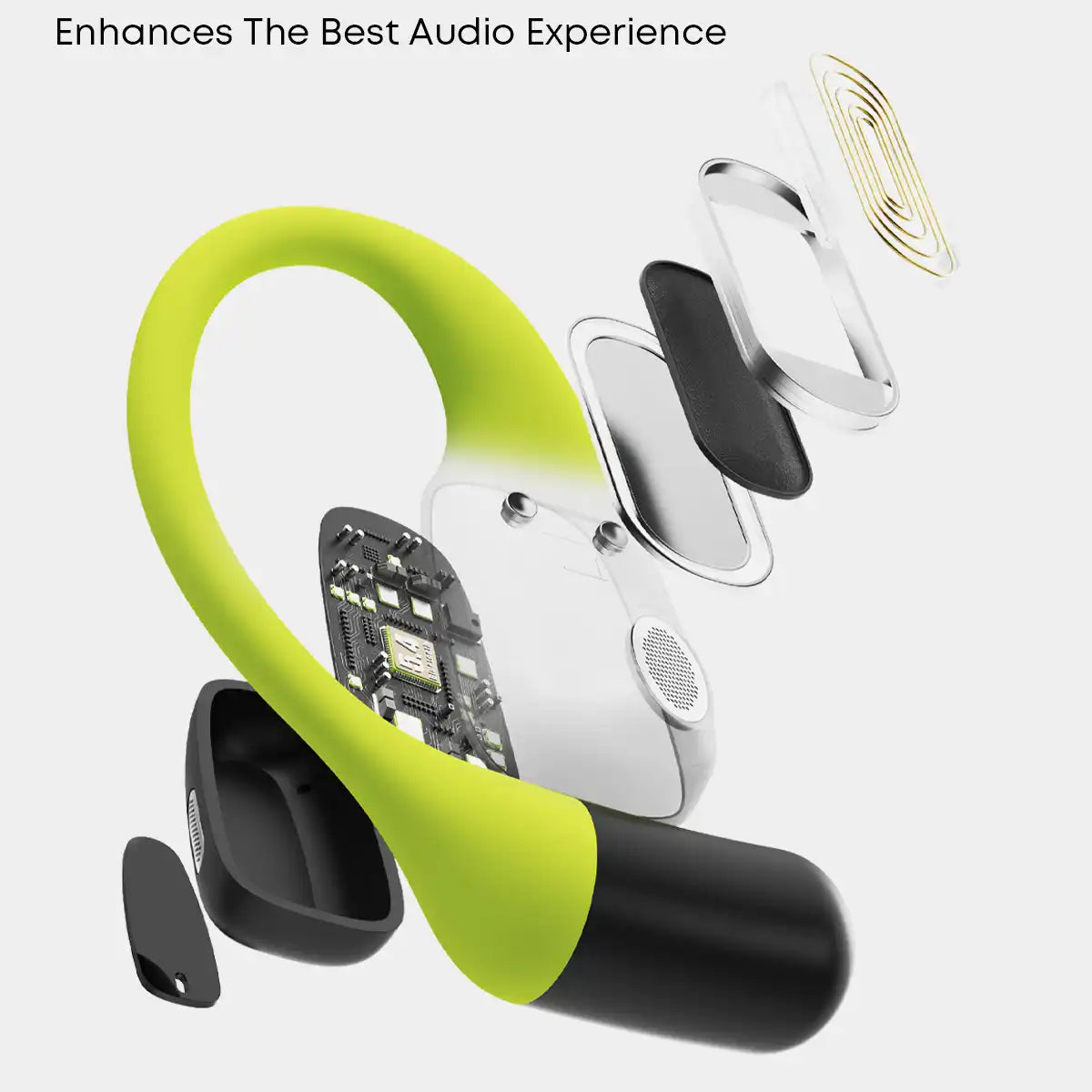 Langsdom Airfit Open-Ear Wireless Earbuds | Touch Control | Waterproof & Ultra-Lightweight - TS15