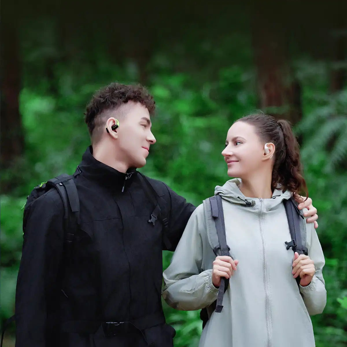 Langsdom Airfit Open-Ear Wireless Earbuds | Touch Control | Waterproof & Ultra-Lightweight - TS15