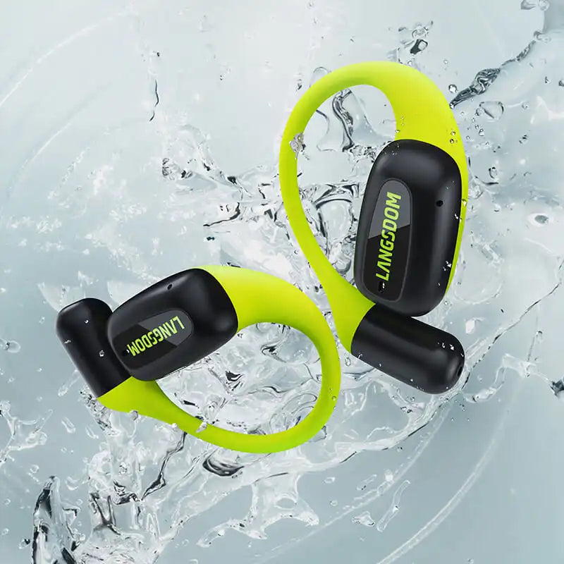 Langsdom Airfit Open-Ear Wireless Earbuds | Touch Control | Waterproof & Ultra-Lightweight - TS15