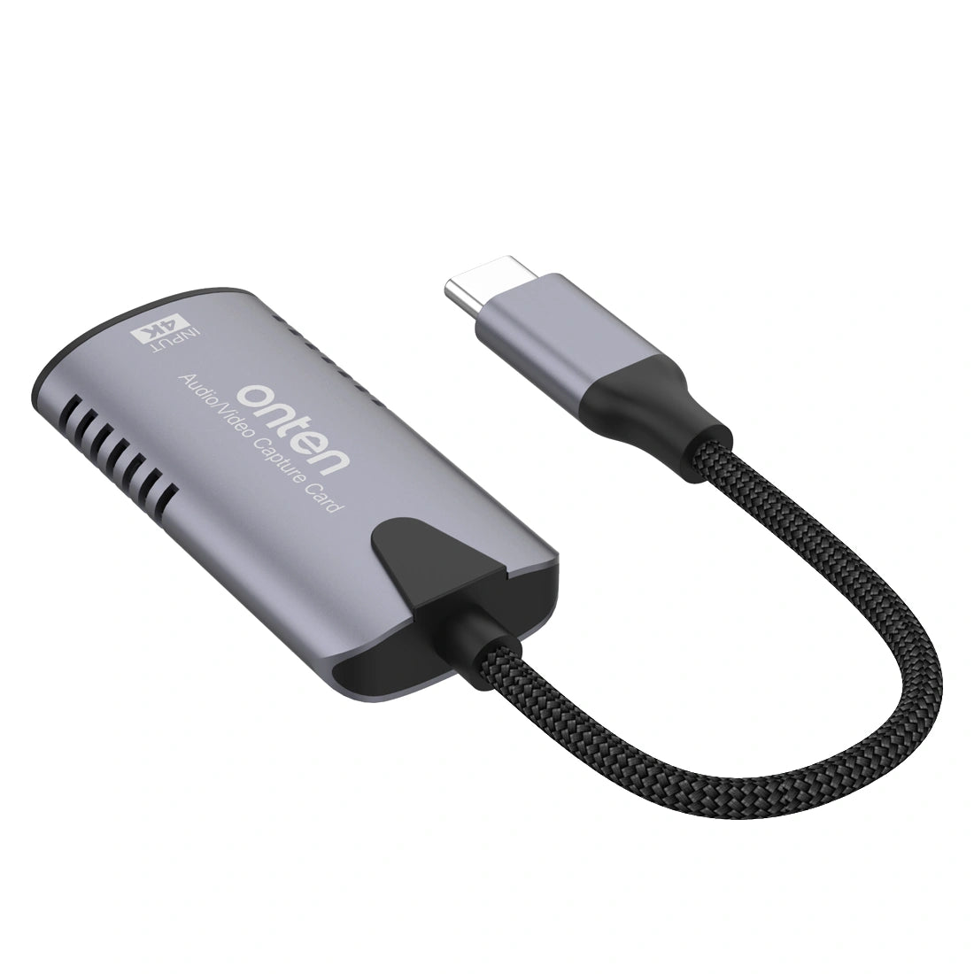 Onten OTN-UC323 USB-C Video Capture Card | 4K Input | Plug & Play HDMI to Type-C Adapter