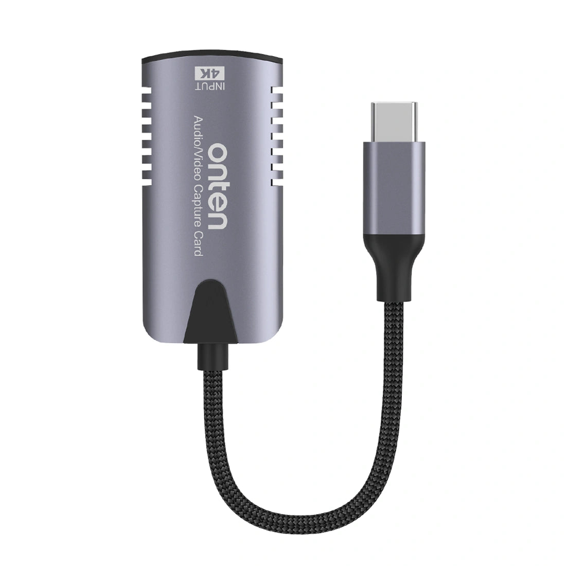 Onten OTN-UC323 USB-C Video Capture Card | 4K Input | Plug & Play HDMI to Type-C Adapter