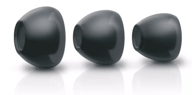 Philips SHE1405BK/27 in - Ear Wired Earbud with Mic (Black) 3 Interchangeable rubber ear caps - Proflash