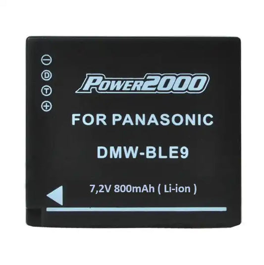 Proflash - Power 2000 Panasonic DMW-BLE9 Compatible Lithium-Ion Battery Pack (7.2V - 800 mAh) - 12289