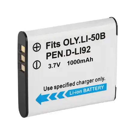 Proflash - Power 2000 Pentax D-Li92 Compatible Lithium-Ion Battery Pack (3.7V 1000 mAh). 12312