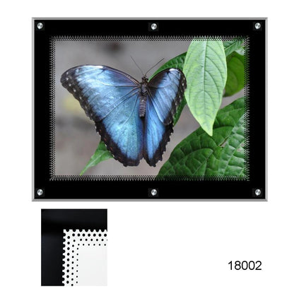 Acrylic Ultra Slim LED Light Box / Photo Frame  (Black Outline) 27,64’’ X 37,36’’