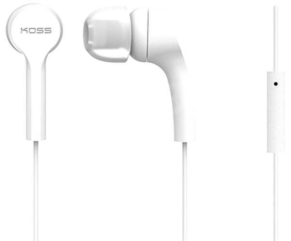 Koss KEB9i Earbuds ( White ) With Microphone - 195249