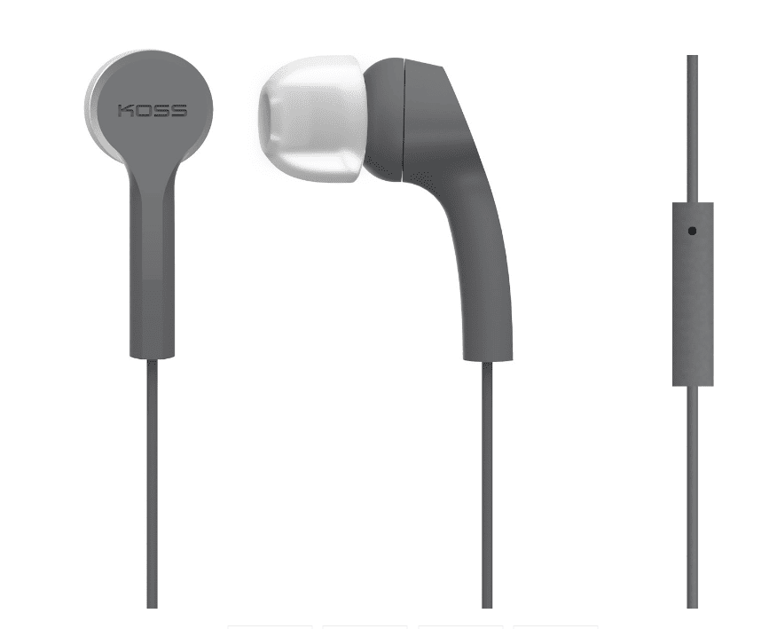 Koss KEB9i in-Earbuds ( Grey ) With Microphone - 190410